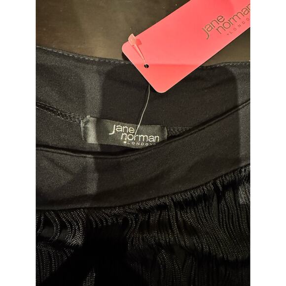 Vintage Jane Norman One Shoulder Fringe Top Unworn W Tags - Picture 7 of 7